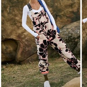 Free People Hit The Slopes Salopette, magnolia combo